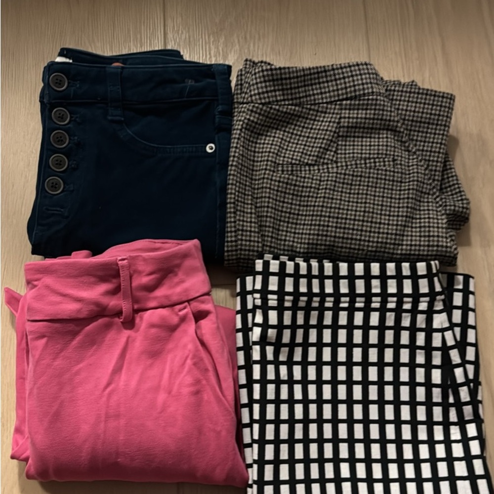 Women's Pants & skirt bundle- Blue, Pink, Brown, Black & White.